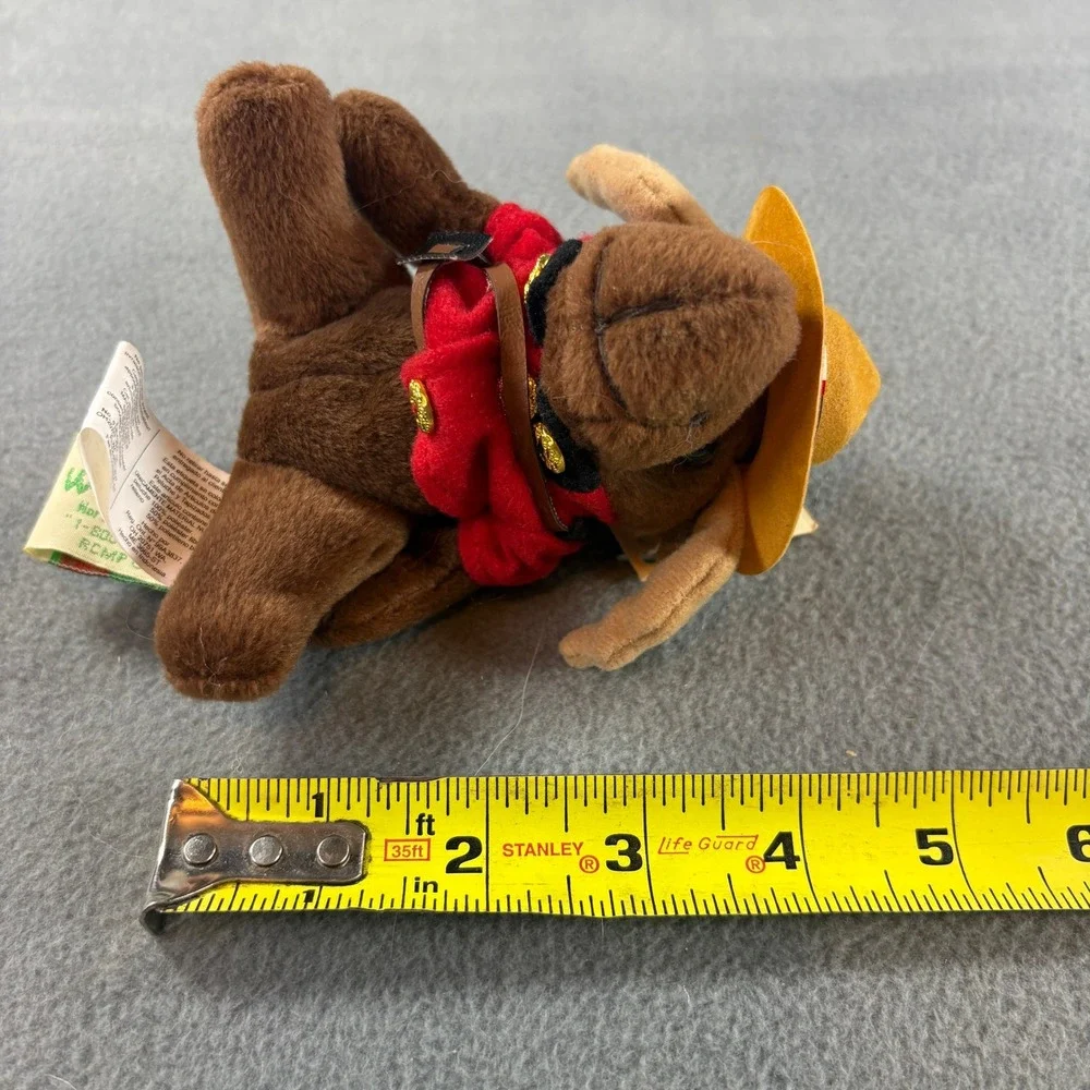 RCMP Country Plush Moose 4 inch Sitting Mountie Canada Souvenir‎ NWT